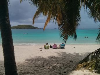 American Virgin Islands (USVI), St. John island, Oppenheimer beach