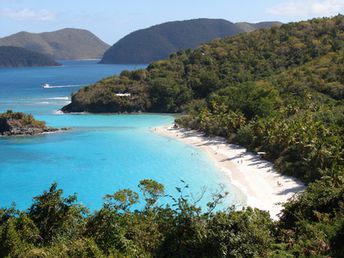 american virgin islands usvi st john island trunk bay
