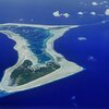 Cook Islands, PukaPuka atoll, aerial view