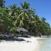 Cook Islands, Suwarrow atoll, Anchorage island, beach