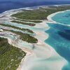 French Polynesia, Mataiva Atoll, aerial view