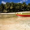 French Polynesia, Takapoto Atoll, boat