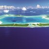 French Polynesia, Tetiaroa atoll, aerial view