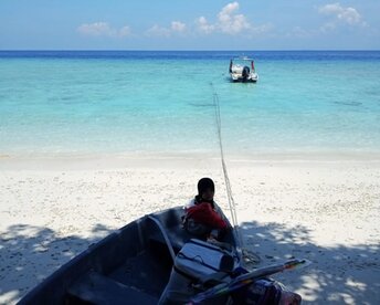Malaysia, Lang Tengah island, Dewati beach