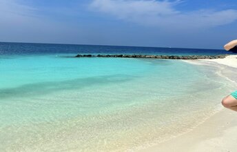 Maldives, North Male Atoll, Oblu Select island, beach