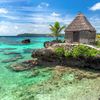New Caledonia, Loyalty Islands, beach bungalow