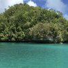 Palau, Mecherchar island, green rock