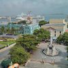Puerto Rico island, Old San Juan, Plaza Colon