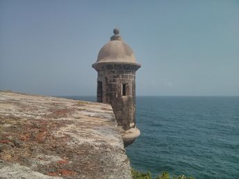 Puerto Rico island, Old San Juan, turret