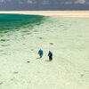 Seychelles, D'Arros island, lagoon