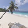 Seychelles, North Island, beach, view from above