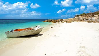 Australia, Lizard Island, beach, boat