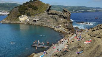 Azores, Sao Miguel island, Vila Franca beach