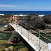 Azores, Terceira island, Biscoitos beach