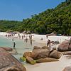 Brazil, Santa Catarina isl, Ilha do Campeche beach