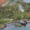 Comoros, Anjouan island (Nzwani), ships in bay