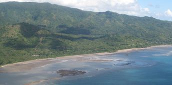 Comoros, Moheli island (Mwali), aerial view