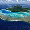 Fiji, Lau islands, Vatuvara, aerial view