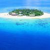 Fiji, Mamanuca Islands, Beachcomber island, aerial view