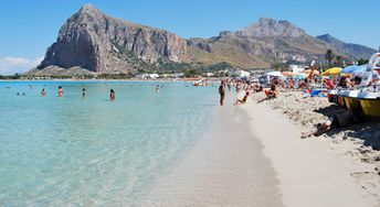 Italy, Sicily island, San Vito Lo Capo beach
