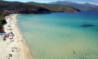 Italy, Tuscany, Elba, Biodola beach