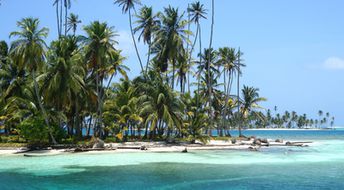 Panama, San Blas islands, beach