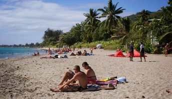 Tahiti island, PK18 beach