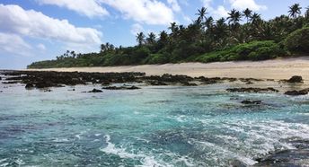 Tonga, Eua island, beach