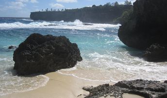 Tonga, Tongatapu island, beach