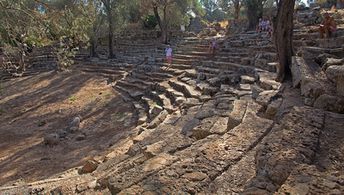 Turkey, Sedir island, acient ruins