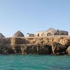 Yemen, Kamaran island, view from the water at hotel